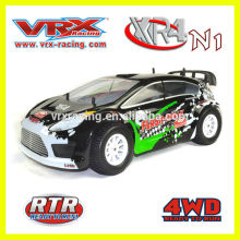 carro de Rally 1/10 do rc de alto desempenho, carro de Rally rc elétrico